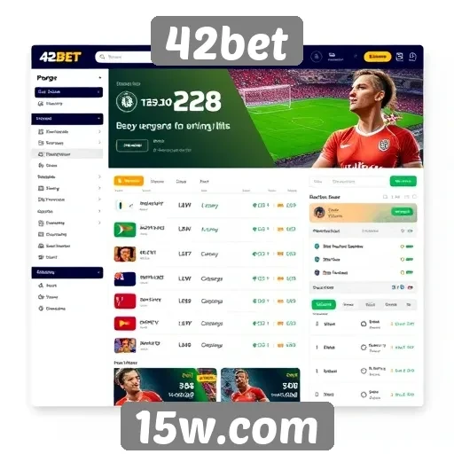 Avaliação do interface de usuário do 42bet